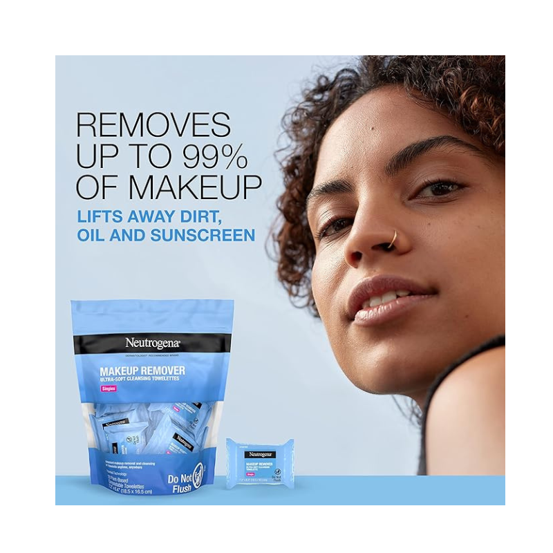 Neutrogena - Makeup Remover Facial Cleansing Towelette Singles