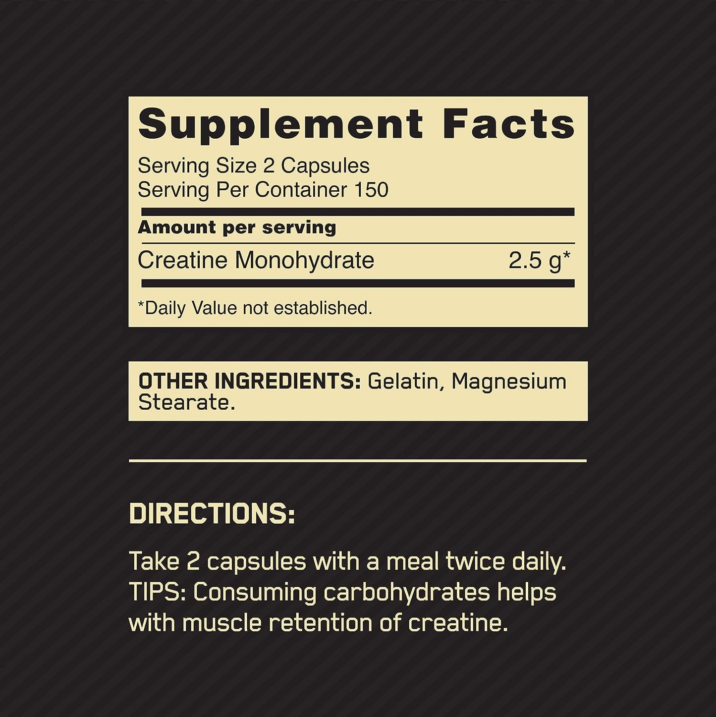 Optimum Nutrition - Micronized Creatine Capsules