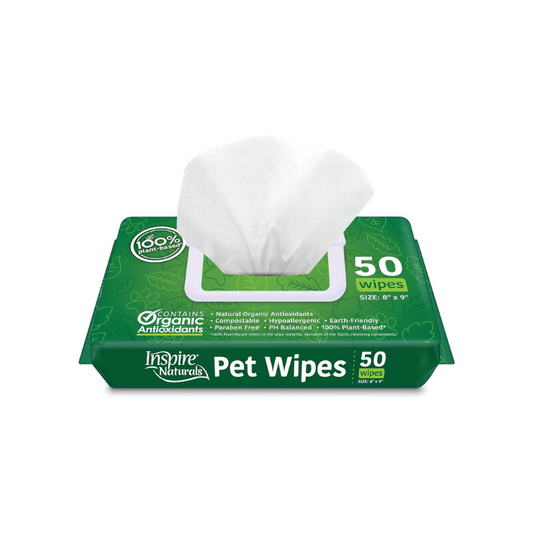 Inspire - Naturals Pet Wipes (50ct - 1 Pack)