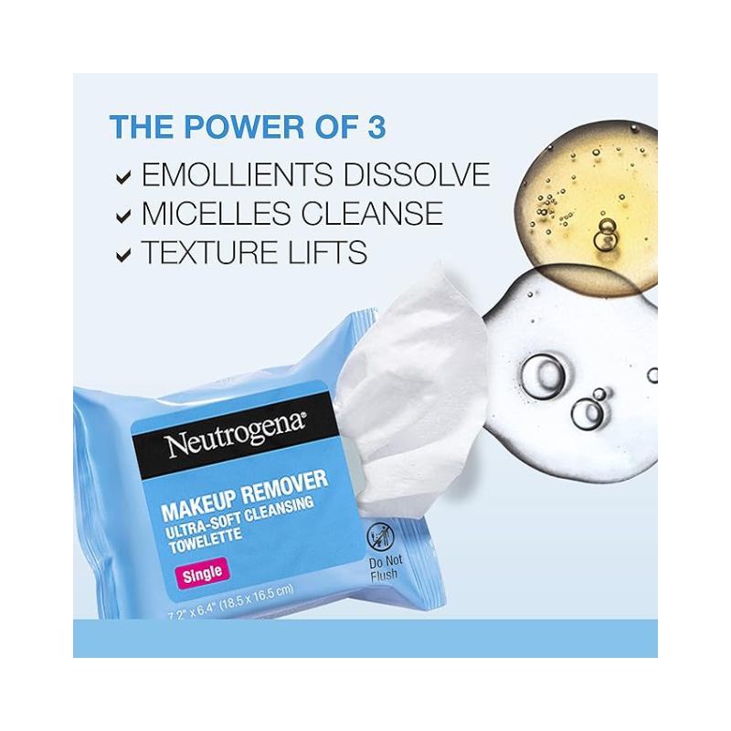 Neutrogena - Makeup Remover Facial Cleansing Towelette Singles