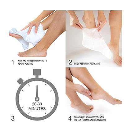 CALA - Moisturizing Foot Masks (3 Pairs)