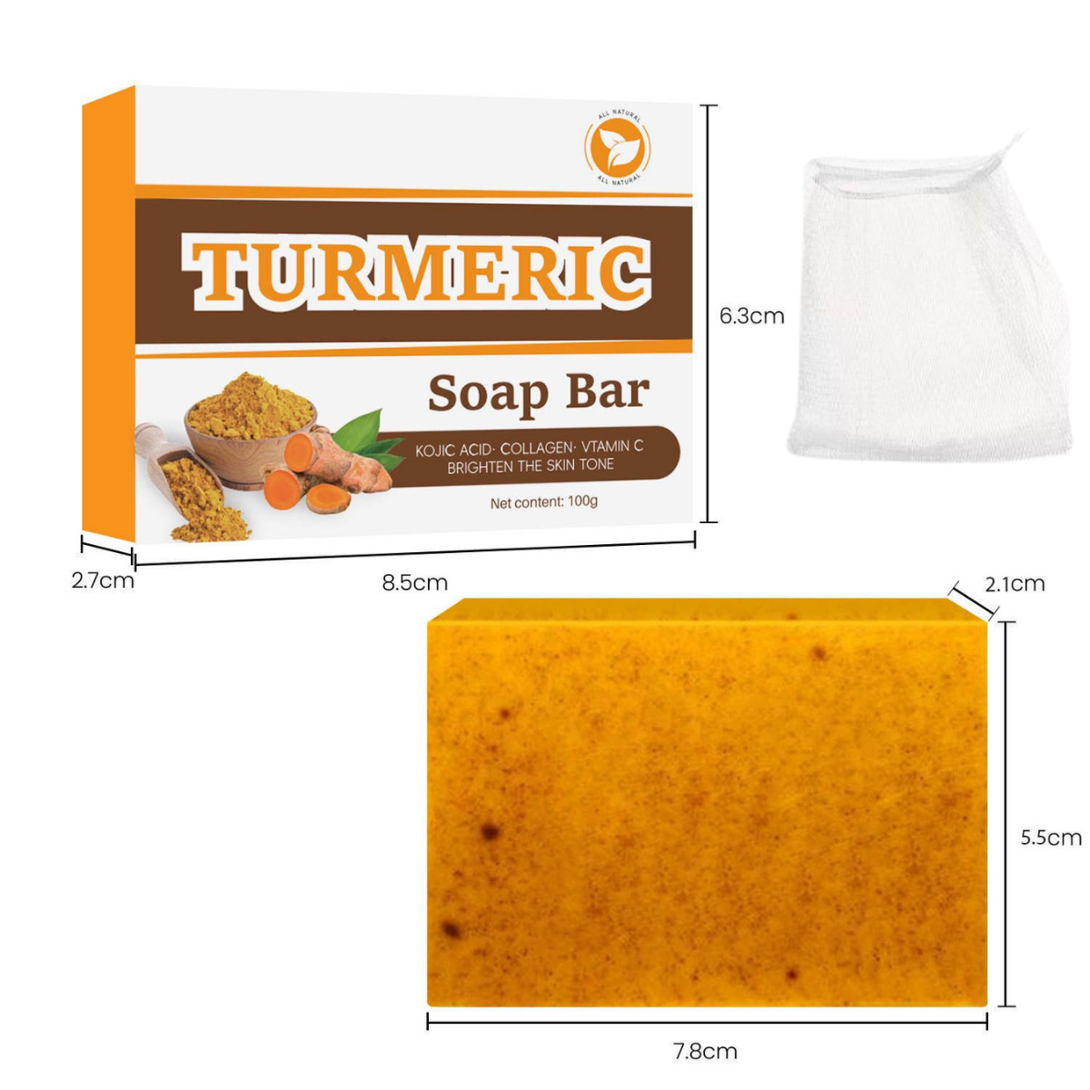 Lemon Turmeric & Kojic Acid Soap