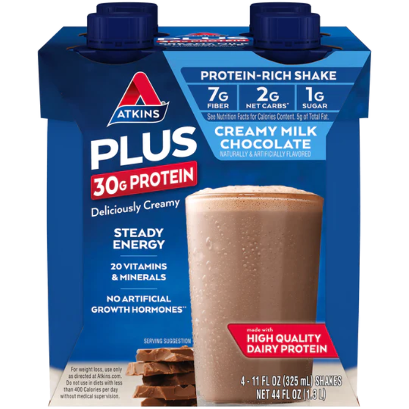 Atkins - Plus Chocolate Shake - 4 Packs