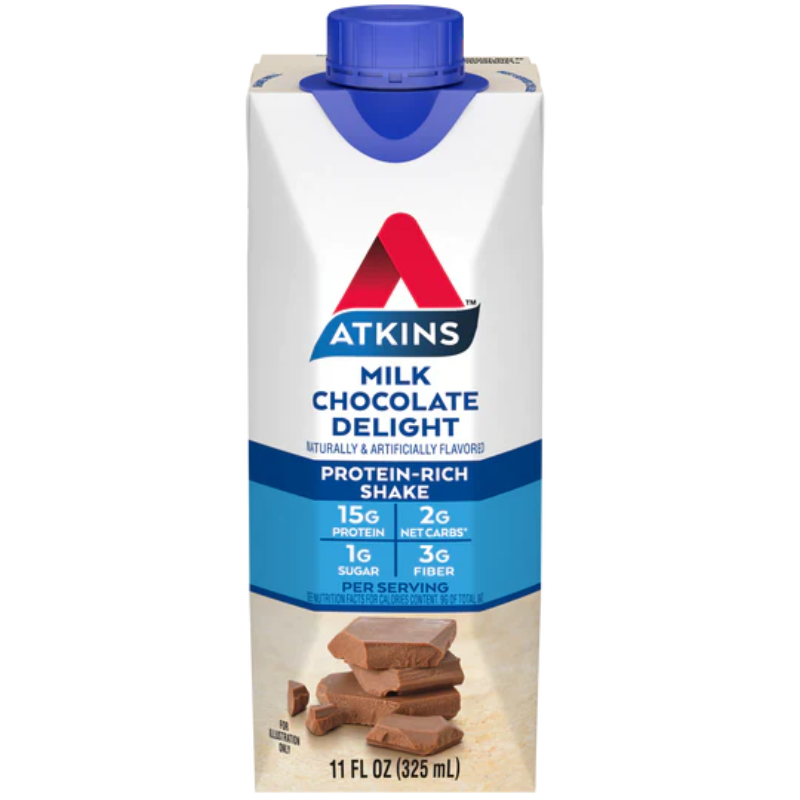 Atkins - Milk Chocolate Delight Shake - 4 Packs