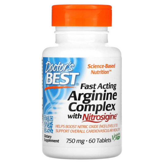 Doctor's Best - Fast Acting Arginine Complex with Nitrosigine