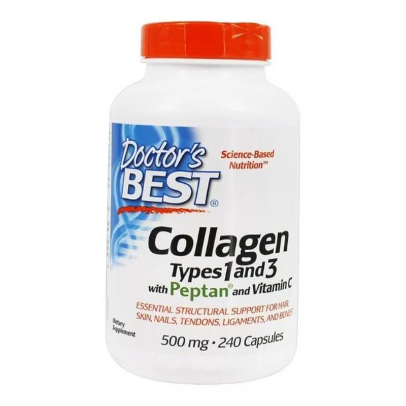 Doctor's Best - Collagen Types 1 and 3 with Peptan and Vitamin C