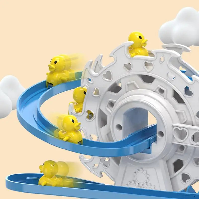 Electric Climbing Duck Toy with Light and Music